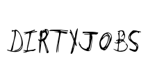 DirtyJobs Font Image