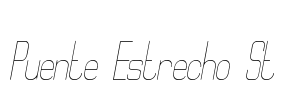 Puente Estrecho St Font Image
