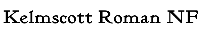 Kelmscott Roman NF