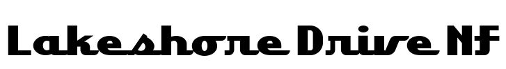 Lakeshore Drive NF Font Image