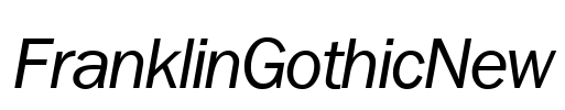 FranklinGothicNew