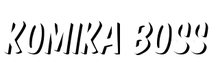 Komika Boss Font Image