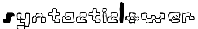 SyntacticLower Font Image