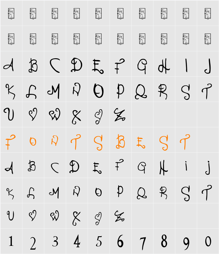 Percance Fatal Character Map