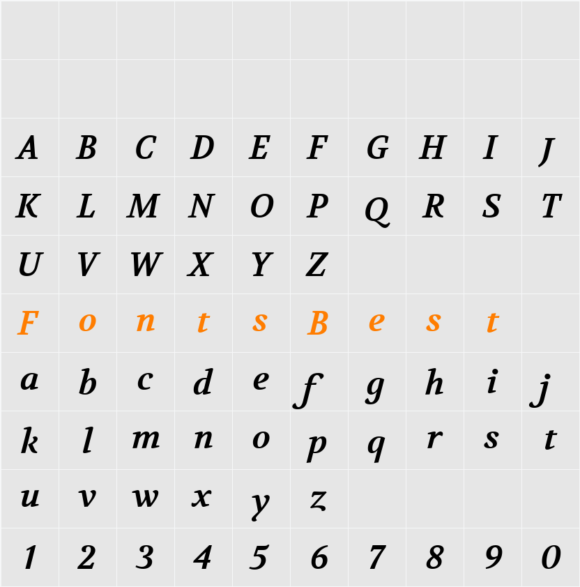 Volkhov Character Map