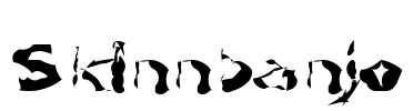 Skinnbanjo Font Image