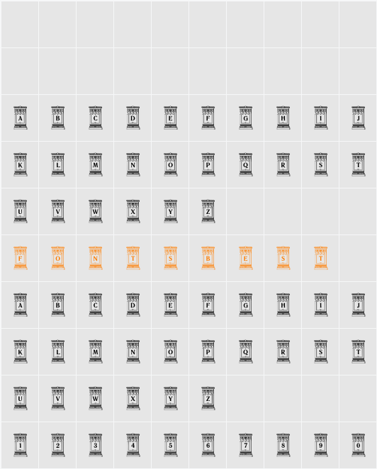 Unnamed Caps Two Character Map
