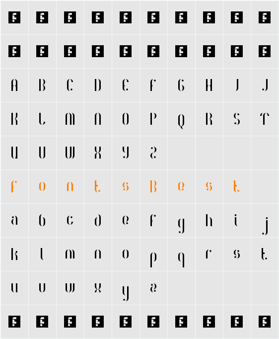 Royalty Code Character Map