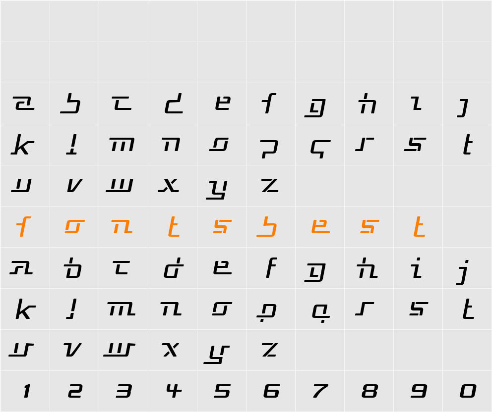 Republika V Character Map