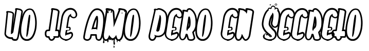 Yo te amo pero en secreto