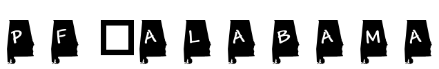 pf_alabama Font Image