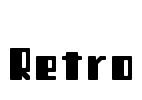Retro Font Image