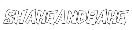 ShakeAndBake Font Image
