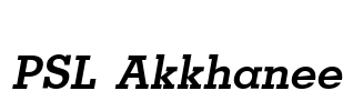 PSL Akkhanee Font Image