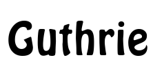 Guthrie Font Image