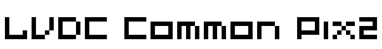 LVDC Common Pix2 Font Image