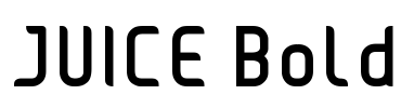 JUICE Bold Font Image