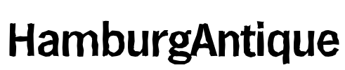 HamburgAntique Font Image
