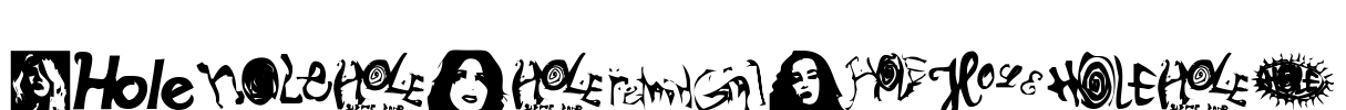 HoleWebMaster Font Image