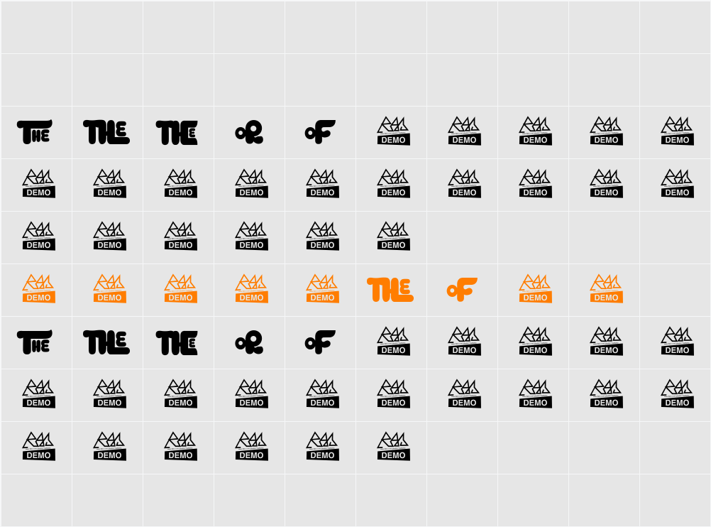 Kingköng Alternative Character Map