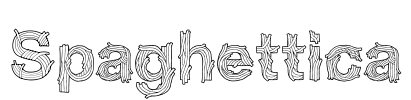 Spaghettica Font Image