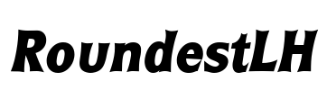 RoundestLH Font Image