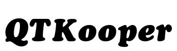QTKooper Font Image