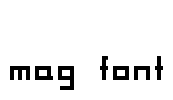 MAG Font Font Image
