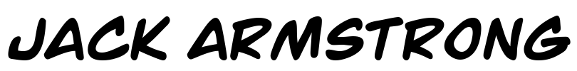 Jack Armstrong Font Image