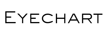 Eyechart Font Image