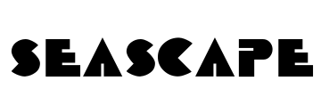 SEASCAPE Font Image