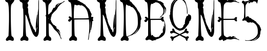 inkandbones Font Image
