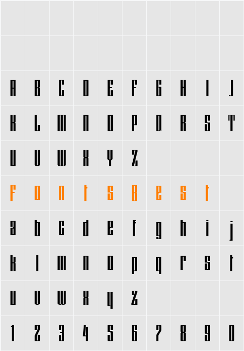 HFF Lasdof Twunyliven Character Map