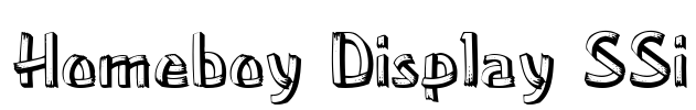 Homeboy Display SSi Font Image