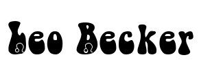 Leo Becker Font Image