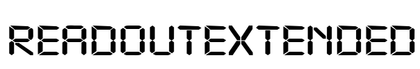 ReadoutExtended Font Image