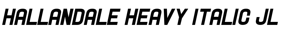 Hallandale Heavy Italic JL