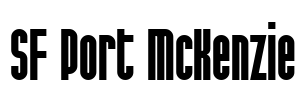 SF Port McKenzie Font Image