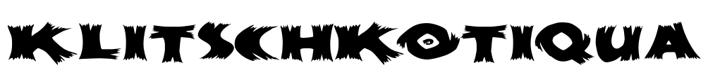 KlitschKOtiqua Font Image
