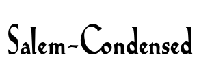 Salem-Condensed Font Image