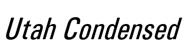 Utah Condensed Font Image