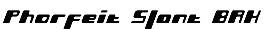 Phorfeit Slant BRK