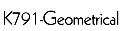 K791-Geometrical Font Image