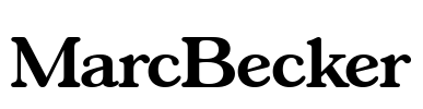 MarcBecker Font Image