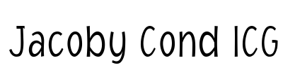 Jacoby Cond ICG