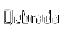 Qebrada Font Image