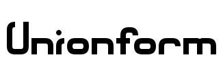 Unionform Font Image