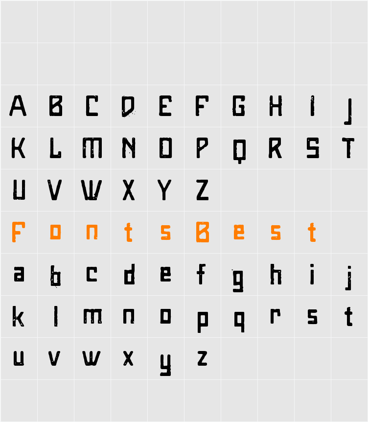 MaiersNr8 Character Map