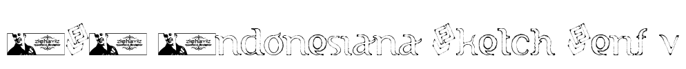 FTF Indonesiana Sketch Serif v. Font Image