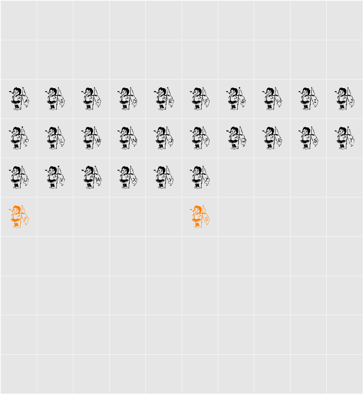 LMS Winterguard Girl Character Map